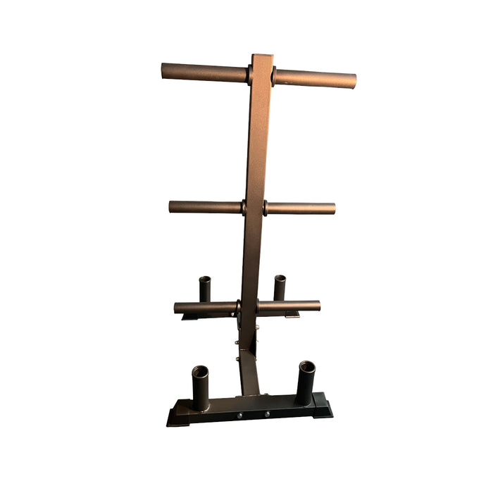 Paradigm BHPT bar holder and plate tree - additional angle view showing empty frame