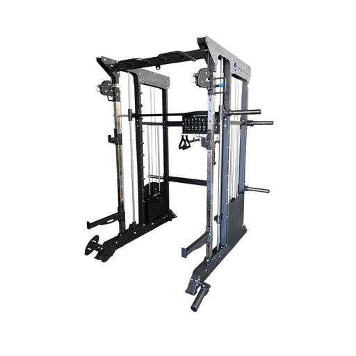 Paradigm DSHR-2S+ 2-Stack Training System - 45-degree left front view of the full system