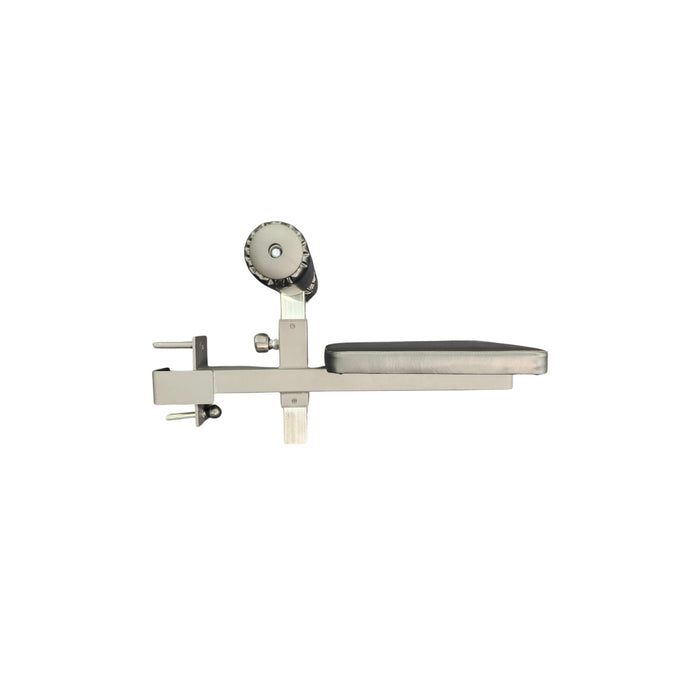 Paradigm DSHR-OPT-SEAT DSHR lat pulldown seat - side view showing seat mounted on trainer