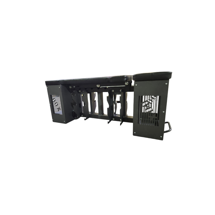 Paradigm FB-1 FitBox storage bench - second side view for home and light-commercial gyms
