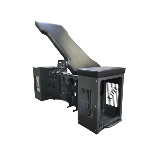 Paradigm FB-1 FitBox storage bench - alternate angle view for home and light-commercial gyms