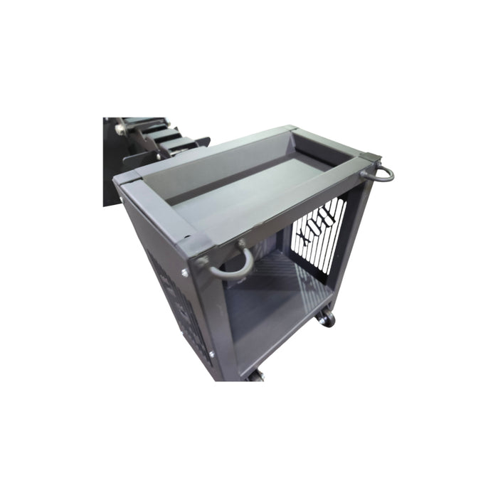 Paradigm FB-1 FitBox storage bench - second alternate angle view for home and light-commercial gyms