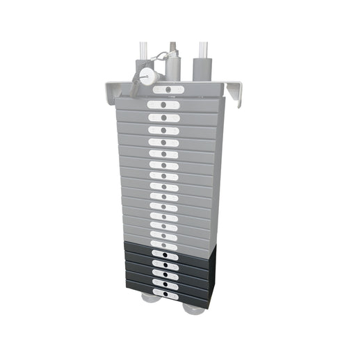 Paradigm GX6 50 lb Add-On weight stack add-on - steel weight plates overview for home and light-commercial gyms