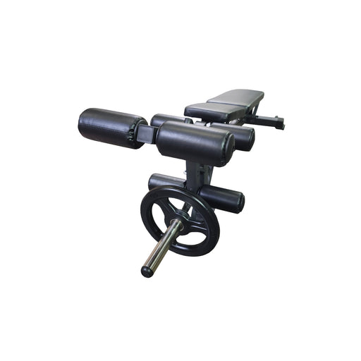 Paradigm MFB Leg Station leg extension/curl attachment - alternate angle view for home and light-commercial gyms
