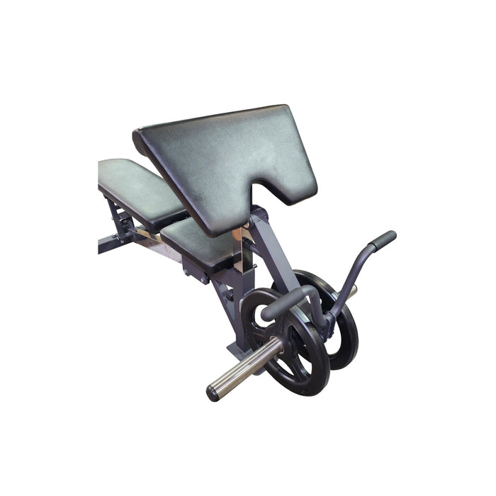 Paradigm MFB Arm Station preacher curl attachment - detail view for home and light-commercial gyms