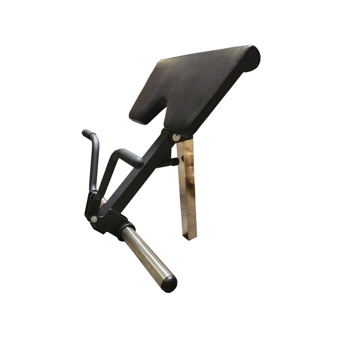 Paradigm MFB Arm Station preacher curl attachment - close-up detail view for home and light-commercial gyms