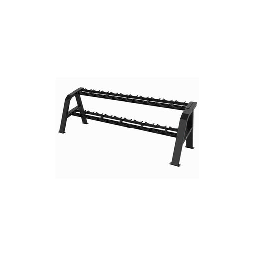 Paradigm PC-ST43 2-tier saddle dumbbell rack - main product view showing two saddle levels