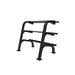 Paradigm PC-ST42 3-tier dumbbell rack - alternate angle view showing polyurethane tier detail