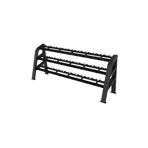 Paradigm PC-ST44 3-tier saddle dumbbell rack - main product view showing three saddle levels