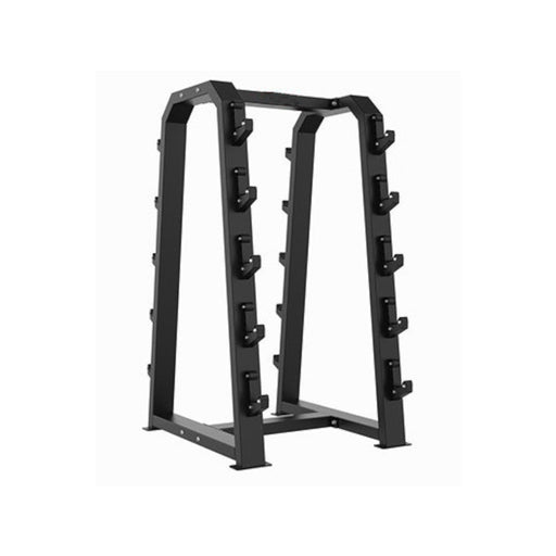 Paradigm PC-ST45 dual-sided barbell rack - alternate angle view showing bar protection detail