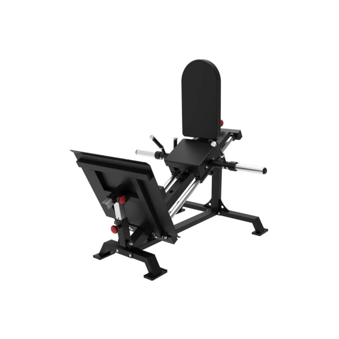 Paradigm PC-PL56 compact leg press and calf raise - main front angle view for home and light-commercial gyms