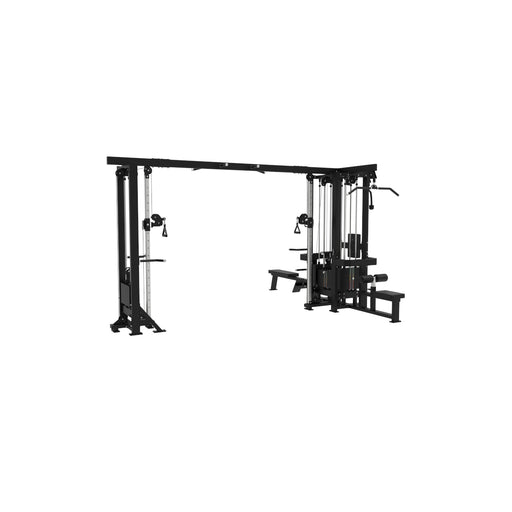 Paradigm MS-A5 5-stack multi-station gym - main front angle view for home and light-commercial gyms