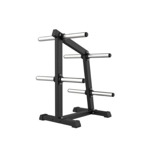 Paradigm PC-ST40 Olympic plate tree - main product view showing 8 storage posts, Peak Flow Fitness