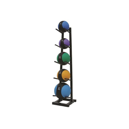 Paradigm MBR-5 single medicine ball rack - main product view showing 5-ball single column