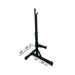 Paradigm SQST Portable Squat Stands with Spotters and J-Cups - detail of the adjustment holes and specifications
