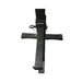 Paradigm SQST Portable Squat Stands with Spotters and J-Cups - side view of a single stand