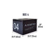 Paradigm S-PLY stackable plyo box set - additional angle view showing boxes side by side