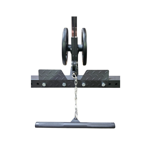Paradigm X-OPT-HILO X-Series hi-lo pulley - alternate angle view showing large foot plate