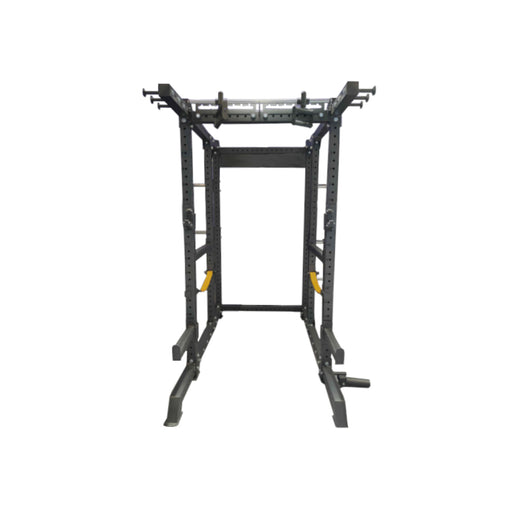 Paradigm X-MPPC Multipurpose Power Cage - side view with plate storage posts and band pegs