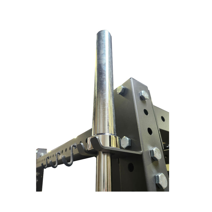Paradigm X-TS PRO All-In-One Training System - detail of the low row foot plate and landmine