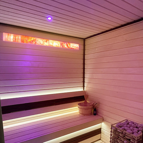 PROSAUNAS Small Himalayan Salt Feature Customizable Genuine Himalayan
