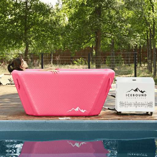 Icebound Essentials Pink Endurance Plunge + Chiller — full unit view