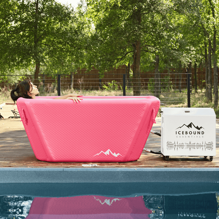 Icebound Essentials Pink Endurance Plunge + Chiller — full unit view