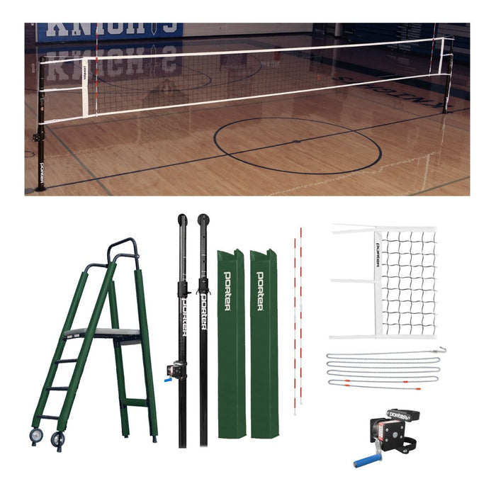 Porter Powr Carbon Il Vb Competition Plus Package Purple Volleyball Systems