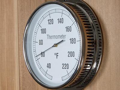 Bathology PreciseTemp 410 Commercial Sauna Room Thermometer, Metal - image 3