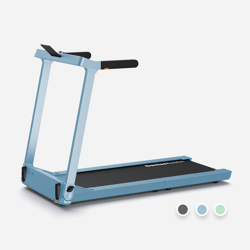WalkingPad Denise Austin 2.0 Foldable Treadmill — foldable walking treadmill angled side view