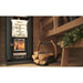 Finnish Sauna Builders Harvia Legend Firewood Basket SASPO102 - Finnish Sauna Builders — glass door detail