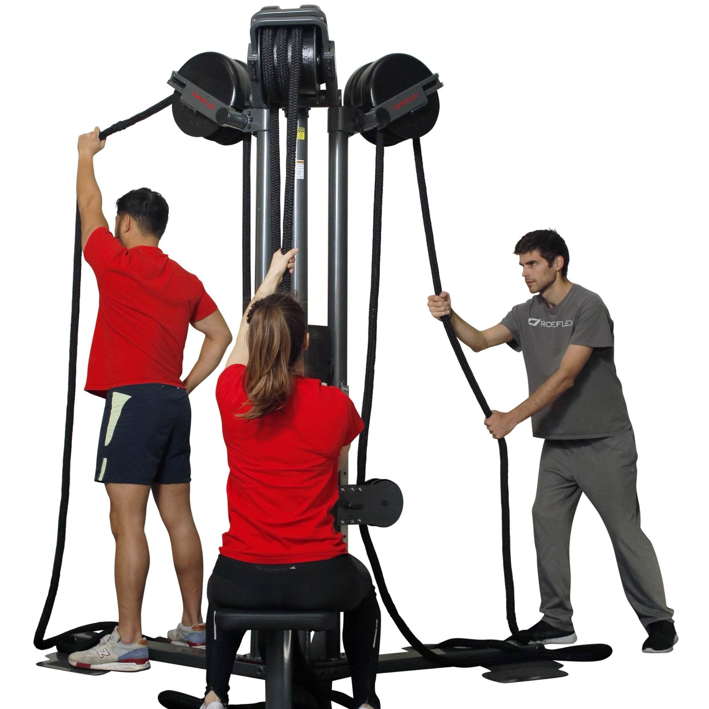 Ropeflex RX2500T Tri-Station Oryx Vertical Rope Pulling Machine | Peak ...