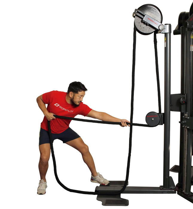 Pro Rope Machine Ropeflex RX2500T Tri-Station Oryx Vertical Rope Pulling Machine (45-10 ...