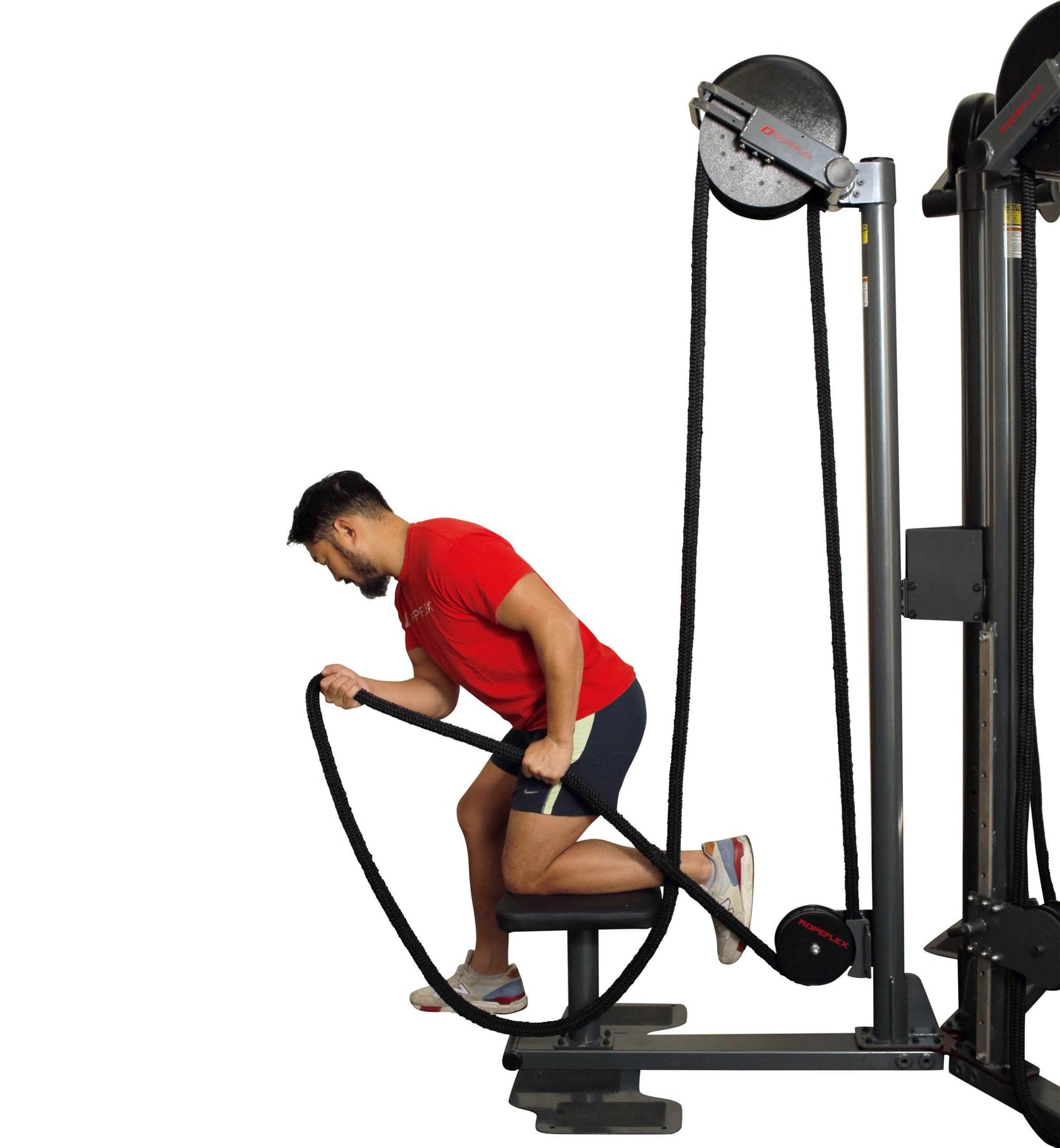 Primal Rope Machine Ropeflex RX2500T Tri-Station Oryx Vertical Rope Pulling Machine | Peak ...