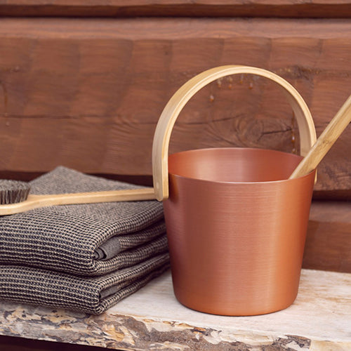 Rento Curved Handle Sauna Bucket Sauna Bucket - image 8