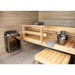 Finnish Sauna Builders Harvia Steel Accessories Set SA007 - Finnish Sauna Builders — interior bench layout