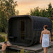 SaunaLife Model CL12GCPB Cube Luxury Series Outdoor Home Sauna Suite - image 8