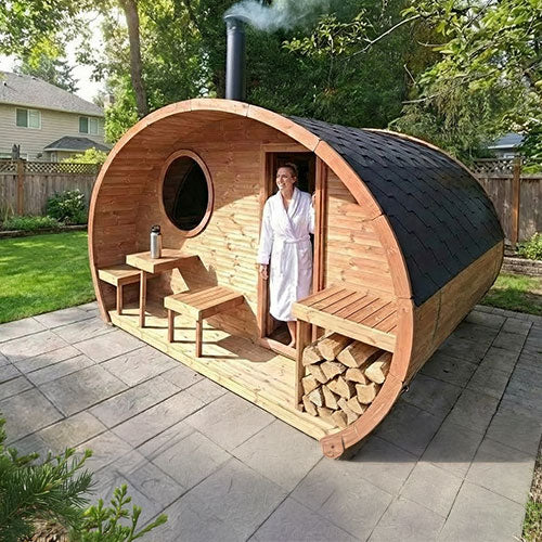 SaunaLife Model G11 Garden Series Outdoor Home Sauna Suite Kit - image 10