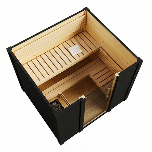 SaunaLife Model G2B Garden Series Outdoor Home Sauna Kit, DIY - image 3