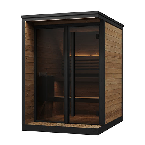 SaunaLife Model GL4 Garden Luxury Series Outdoor Home Sauna Kit