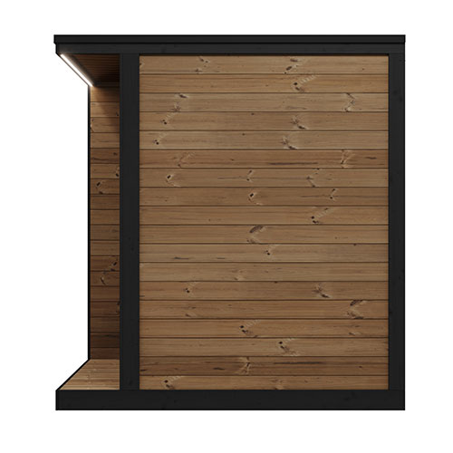 SaunaLife Model GL4 Garden Luxury Series Outdoor Home Sauna Kit - image 5