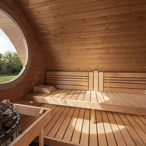 SaunaLife Model G11 Garden Series Outdoor Home Sauna Suite Kit - image 8