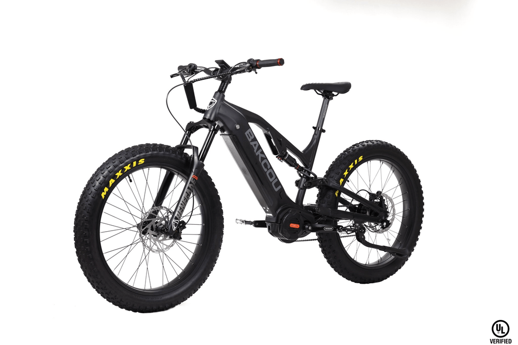 Bakcou Scout Jäger full-suspension hunting electric bike in Matte Black, image 1 of 16