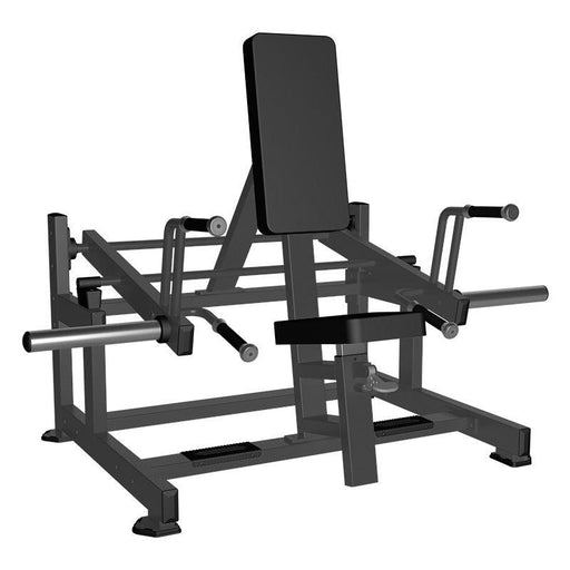 Muscle D Fitness Excel Seated/Standing Shrug - Muscle D Fitness - Plate Load Trap/Upper Back Machine - Gas Pis... — front view