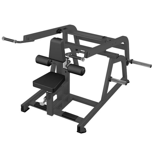 Muscle D Fitness Excel Seated Dip - Muscle D Fitness - Plate Load Triceps Press - Weight Storage Pegs - Piston... — front view