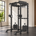 SKEISO SKS-2 half rack cable trainer in a home gym