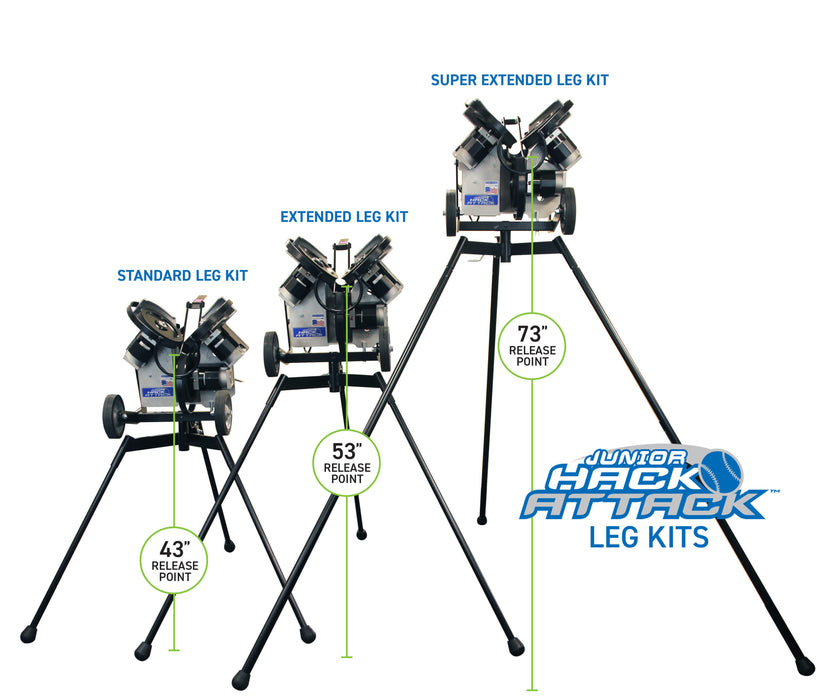 Sports Attack Set of 3, Junior Extended Legs, 46” (JB) - 1913-3019-1