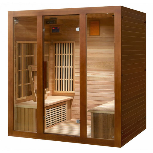 SunRay 4 Person Roslyn Infrared Sauna HL400KS - PrimeFair