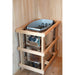 SunRay Aston HL200TN Aston 1-2 Person Indoor Traditional Steam Sauna — interior bench layout