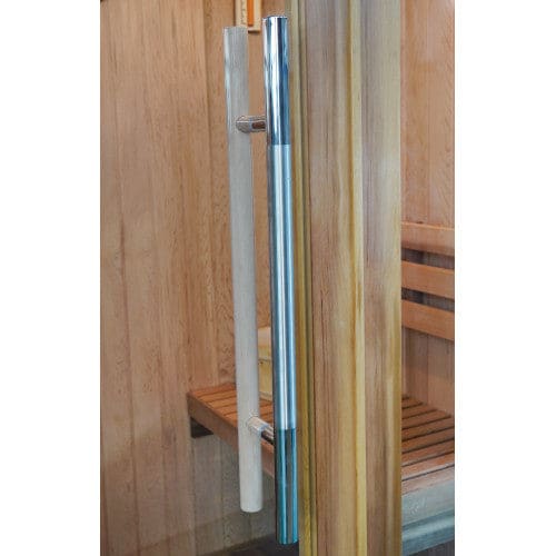 SunRay Aston HL200TN Aston 1-2 Person Indoor Traditional Steam Sauna — rear panel